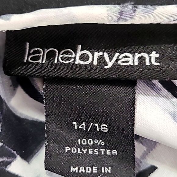 Lane Bryant Black & White Tunic Top, Size 14/16 - Picture 7 of 7